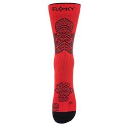 Skarpetki Piłkarskie Floky Floky Axsist Dorosłych. Czerwone skarpetki damskie FLOKY, bez wzorów, z materiału. Za 207.99 zł.