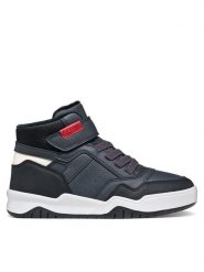 Geox Sneakersy J Perth Boy J467RA 0MEFU C0735 M Granatowy. Niebieskie buty sportowe chłopięce Geox, ze skóry, bez zapięcia. Za 229.99 zł.