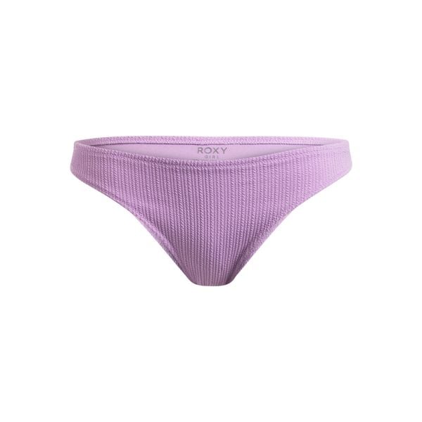 Dół od stroju kąpielowego ROXY Aruba Moderate. Fioletowe bikini damskie Roxy, bez wzorów. Za 49.99 zł.