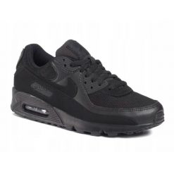 Buty na trening na co dzień męskie NIKE AIR MAX 90 dla aktywnych. Czarne buty fitness męskie Nike, na fitness i siłownię, nike air max. Za 729.00 zł.