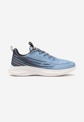 Niebieskie Buty Sportowe na Płaskiej Podeszwie ze Sznurowaniami Loricella. Niebieskie buty sportowe na co dzień męskie Born2be, z jeansu, bez zapięcia. Za 89.99 zł.