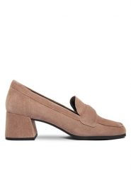 HÖGL Półbuty 0-184332 Beżowy. Brązowe półbuty damskie HÖGL, bez wzorów, ze skóry, bez obcasa, na obcasie. Za 419.99 zł.