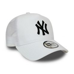 Czapka Trucker New Era MLB New York Yankees. Białe czapki męskie New Era, bez wzorów, sportowe. Za 119.99 zł.