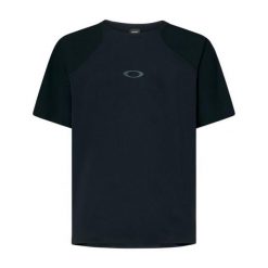 Oakley Koszulka Seeker Airline Jersey Foa405429-02E. Czarne t-shirty sportowe męskie Oakley, m, z jersey, bez ramiączek, rowerowe. Za 219.99 zł.