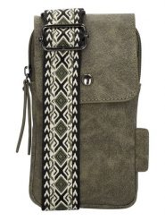 Beagles Torebka "Malaga" w kolorze khaki na telefon - 11 x 20 x 2 cm rozmiar: onesize. Brązowe torebki klasyczne damskie Beagles, bez wzorów, z bawełny, małe, bez dodatków. Za 83.22 zł.