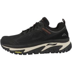 Buty do chodzenia Męskie Skechers Arch Fit Road Walker. Czarne buty sportowe na co dzień męskie Skechers, z gumy, bez zapięcia, trekkingowe. Za 463.00 zł.