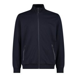 Kurtka z dresu CMP. Czarne kurtki treningowe męskie CMP, na zimę, xl, bez wzorów, z dresówki, na fitness i siłownię. Za 199.99 zł.