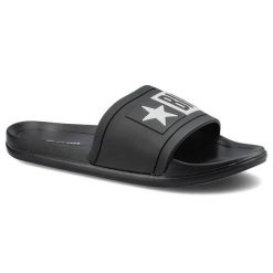 Klapki damskie Big Star, wsuwane basenowe klapki z tworzywa, czarne, DD274A266. Czarne bikini damskie Big Star, z aplikacjami. Za 69.99 zł.