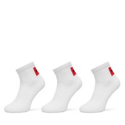 Skarpety krótkie HUGO. Białe skarpetki męskie Hugo, bez wzorów. Za 89.99 zł.