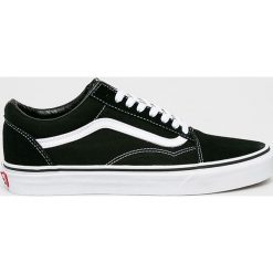 Vans - Tenisówki. Czarne trampki i tenisówki męskie Vans, bez wzorów, z gumy, bez zapięcia. Za 299.90 zł.