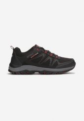 Czarno-Czerwone Buty Sportowe Mathews. Czarne buty sportowe na co dzień męskie Born2be, z softshellu, bez zapięcia. Za 139.99 zł.