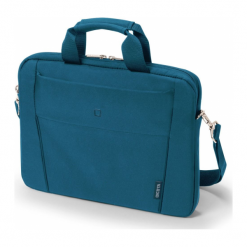 Dicota Slim Case Base 13" - 14.1" niebieska. Niebieskie torby na laptopa damskie Dicota, bez wzorów. Za 89.90 zł.