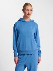 Bluza damska z kapturem Hummel Pulse. Niebieskie bluzy z kapturem damskie HUMMEL, na jesień, s, z bawełny. Za 169.95 zł.