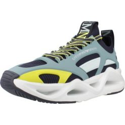 Buty EMPORIO ARMANI X8X174 Zielony. Zielone buty trekkingowe męskie EA7, z syntetyku, bez zapięcia. Za 841.99 zł.