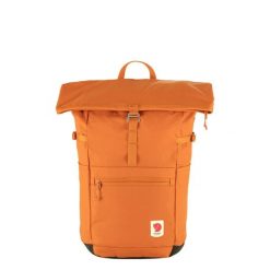 Plecak miejski Fjallraven High Coast Foldsack 24 - sunset orange. Brązowe plecaki damskie Fjällräven, bez wzorów, sportowe. Za 368.99 zł.