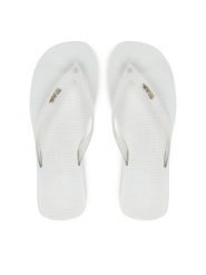 Melissa Japonki Melissa Sun Long Beach II Ad 35781 Biały. Białe klapki damskie Melissa, bez wzorów, z tworzywa sztucznego, bez obcasa. Za 129.99 zł.