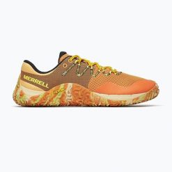 Buty barefoot męskie Merrell Trail Glove 7 sienna. Brązowe obuwie do biegania damskie MERRELL. Za 519.99 zł.