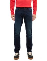 Męskie Spodnie jeansowe Mustang Style Oregon Slim K Denim Blue 1016805 5000 942. Niebieskie spodnie materiałowe męskie Mustang, bez wzorów, z denimu. Za 219.99 zł.