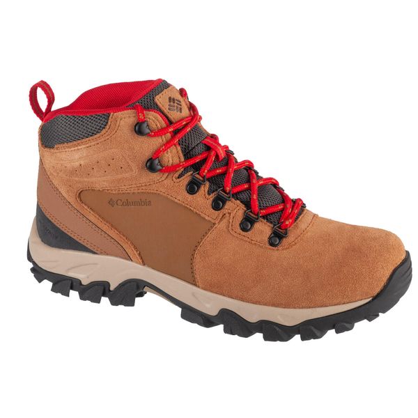 Buty trekkingowe męskie, Newton Ridge Plus II Suede WP. Brązowe buty trekkingowe męskie Columbia, bez zapięcia. Za 529.83 zł.