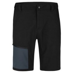 Męskie spodenki sportowe Loap Uzac czarne. Czarne szorty męskie ZSPORT, bez wzorów, sportowe. Za 242.99 zł.