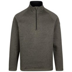 Bluza Męska Corsham Marl Half Zip Fleece Top. Zielone bluzy bez kaptura męskie Trespass, m. Za 132.99 zł.