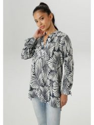 Aniston Bluzka w kolorze granatowo-białym rozmiar: 40. Białe bluzki damskie Aniston, bez wzorów, z wiskozy, bez kołnierzyka, bez ramiączek. Za 61.02 zł.