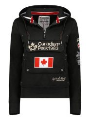 Canadian Peak Bluza "Gyrelle" w kolorze czarnym rozmiar: XXL. Czarne bluzy z kapturem damskie Canadian Peak, xxl. Za 113.99 zł.