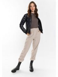 Northwood Kurtka pikowana "Soren" w kolorze czarnym rozmiar: XL. Czarne kurtki damskie Northwood, xl, bez wzorów, prążkowane, bez kaptura. Za 144.24 zł.