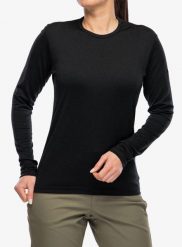 Bluza termoaktywna damska Devold Breeze Plus Merino 200 Shirt. Czarne bluzy bez kaptura damskie Devold, l, z materiału. Za 472.99 zł.