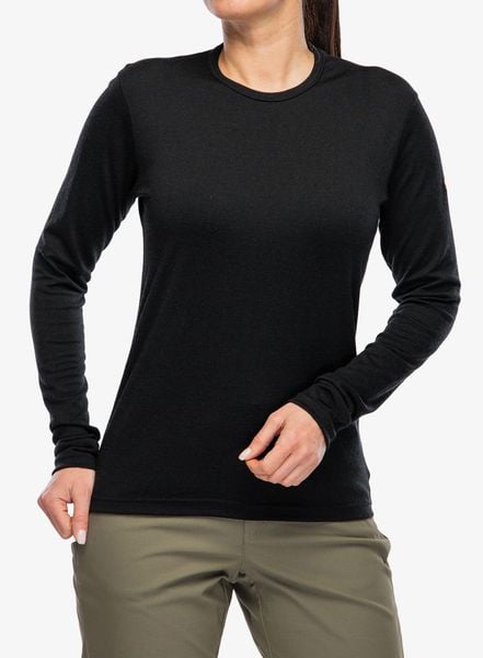 Bluza termoaktywna damska Devold Breeze Plus Merino 200 Shirt. Czarne bluzy bez kaptura damskie Devold, l, z materiału. Za 472.99 zł.