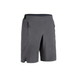 Spodenki fitness kardio męskie FST 900 szare. Szare szorty męskie DOMYOS, l, z elastanu, na fitness i siłownię. Za 99.99 zł.