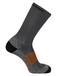 SALOMON Skarpety funkcyjne "Aero Crew" w kolorze antracytowym rozmiar: 45-47. Czarne skarpetki męskie Salomon, bez wzorów, prążkowane. Za 39.21 zł.