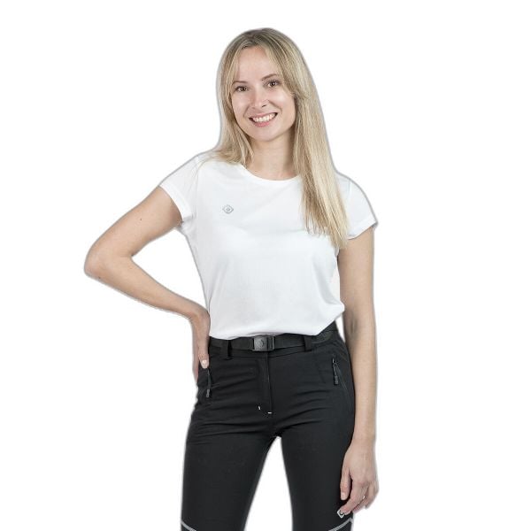 Koszulka damska Izas Creus. Białe bluzki damskie IZAS, xl, bez wzorów, sportowe, bez kołnierzyka, bez ramiączek. Za 113.00 zł.