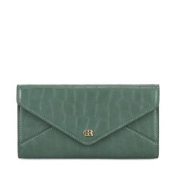 Portfel GINO ROSSI. Zielone portfele damskie Gino Rossi, bez wzorów. Za 99.99 zł.