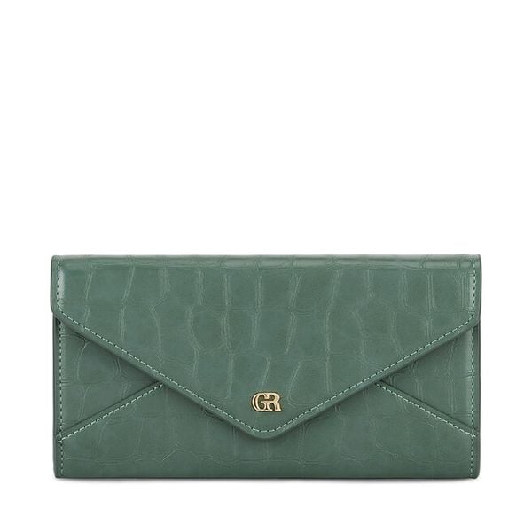 Portfel GINO ROSSI. Zielone portfele damskie Gino Rossi, bez wzorów. Za 99.99 zł.
