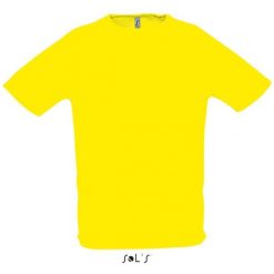 Koszulka Sol's Sporty. Żółte t-shirty sportowe męskie SOL'S, m, bez ramiączek. Za 73.00 zł.