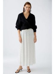 Oui Spódnica w kolorze białym rozmiar: 38. Białe spódniczki damskie Oui, bez wzorów, maxi, proste. Za 126.45 zł.