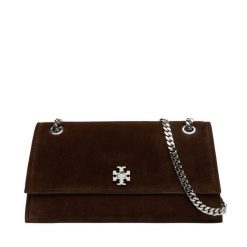 Torebka Tory Burch. Brązowe torebki klasyczne damskie Tory Burch, bez wzorów, wizytowe, bez kołnierzyka, bez ramiączek. Za 2,699.00 zł.