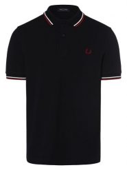 Fred Perry koszulka polo Mężczyźni Bawełna niebieski, M. Niebieskie koszulki polo męskie Fred Perry, m, bez wzorów, z bawełny, bez ramiączek. Za 449.95 zł.
