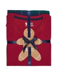 Happy Shorts Piżama w kolorze czerwono-granatowym rozmiar: XXL. Czerwone piżamy męskie Happy Shorts, xxl, bez wzorów, z bawełny, bez ramiączek. Za 78.47 zł.