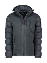 Geographical Norway Kurtka zimowa "Beachwood" w kolorze ciemnoszarym rozmiar: XXL. Szare kurtki męskie Geographical Norway, na zimę, xxl, bez wzorów, bez kaptura. Za 268.55 zł.