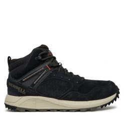 Trapery Merrell. Czarne buty zimowe męskie MERRELL, bez zapięcia. Za 359.99 zł.