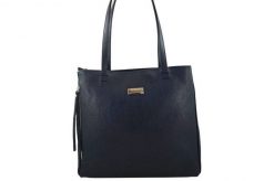 Shopperka skórzana BARBERINI'S granatowa 930-4. Niebieskie shopper bag damskie Barberinis, bez wzorów, ze skóry, na ramię, duże, bez dodatków. Za 349.99 zł.