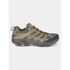 Buty turystyczne męskie Merrell Moab 3 GTX. Zielone buty trekkingowe męskie MERRELL, bez zapięcia, trekkingowe. Za 649.00 zł.