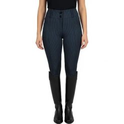 Spodnie jeździeckie w paski z wkładkami na kolana damskie PS of Sweden Penny. Niebieskie spodnie materiałowe damskie PS OF SWEDEN, bez wzorów, z materiału, eleganckie. Za 558.00 zł.