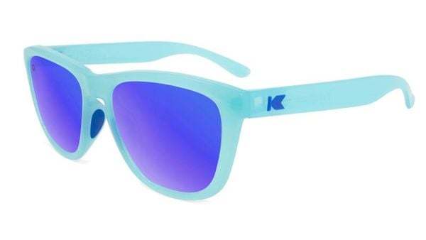 Okulary przeciwsłoneczne dla dorosłych - kategoria 3 z polaryzacją - Icy Blue /. Niebieskie okulary przeciwsłoneczne damskie KNOCKAROUND. Za 186.15 zł.