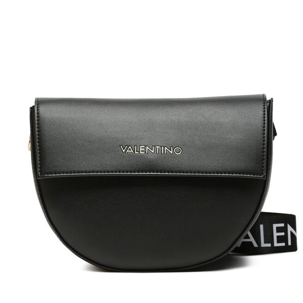 Torebka Valentino. Czarne listonoszki damskie Valentino, bez wzorów, bez dodatków. Za 279.99 zł.