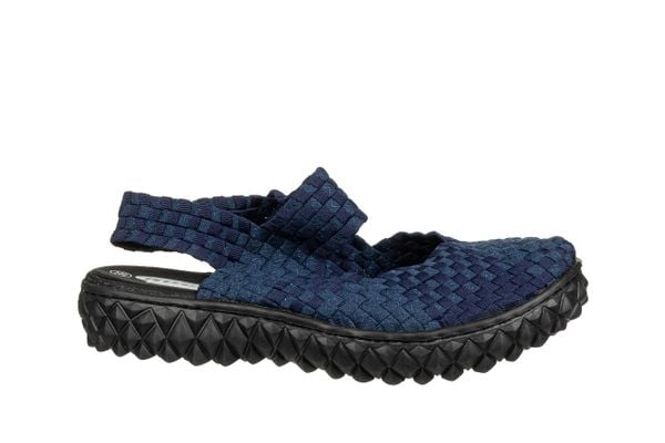 Sandały Rock Over Sandal Deep Blue 032040, Granatowy, Materiał - 37. Niebieskie sandały damskie Rock Spring, bez wzorów, z materiału, bez obcasa. W wyprzedaży za 164.99 zł.