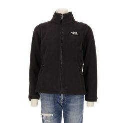 Damska czarna kurtka polarowa TNF. Czarne kurtki damskie The North Face, l, bez wzorów, z polaru, bez kaptura. Za 127.76 zł.