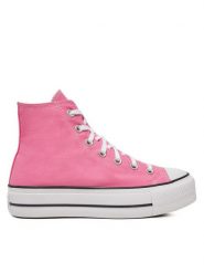 Converse Trampki Chuck Taylor All Star Lift Platform HI A08216C Różowy. Czerwone trampki i tenisówki damskie Converse, bez wzorów, z materiału. Za 249.99 zł.